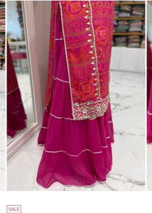 Nita Bora's Pink Kurta Set with Dupatta