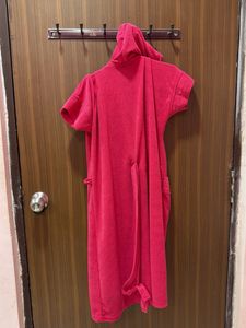 Cozy Pink Hooded Robe