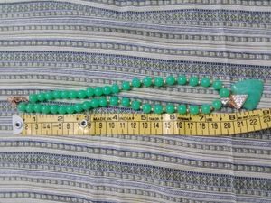 Mint Green Necklace and Earring Set