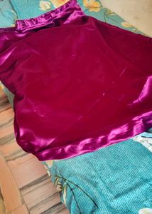 beautiful bargandi color skirt for girls
