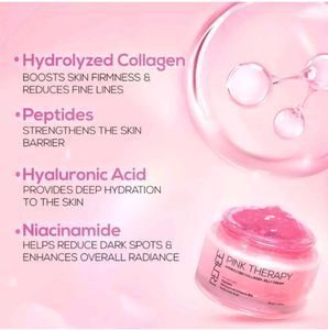 Renee Pink Therapy Collagen Jelly Mask for boost c
