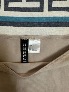 Sleek Taupe Sleeveless Top