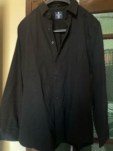 Red Tape Men's Black Long Sleeve Shirt