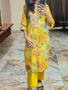 Yellowish-green Co-ord Set