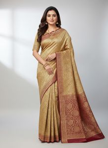 delivery free pure katan silk saree with blouse