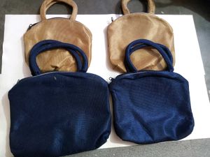 4 Pcs Handbag Set with Pouch &amp; Cloth – Stylish Pre