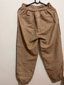 Trendy Beige Joggers