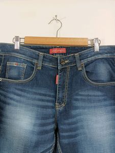 Faded Dark Blue Jeans (Men)