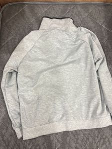 Grey Quarter Zip Sweatshirt