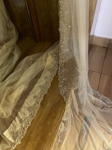 Embellished net saree