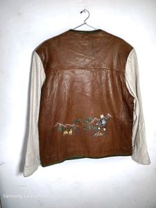 Unique Brown Leather Jacket