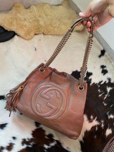 Gucci Shoulder Bag - Pink Leather