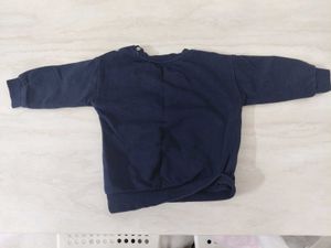 Cute Navy "HURRAY" Sweatshirt