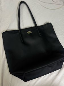Lacoste Black Tote Bag