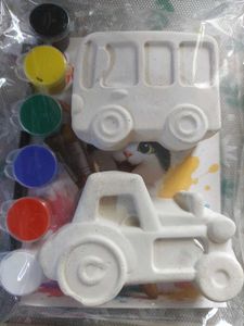 DIY Paintable Toy Set