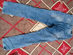Stylish Ripped Blue Jeans