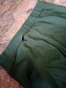 Green Casual Pants
