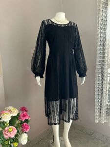 Elegant Black Lace Dress