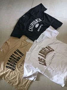 pack of 3 Graphic Print T-Shirts Bundle