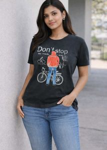 Graphic Print "Don't Stop"