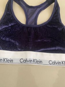 Calvin Klein Velvet Sports Bra