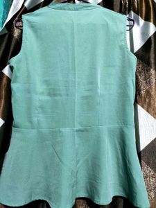 Teal Lace Top