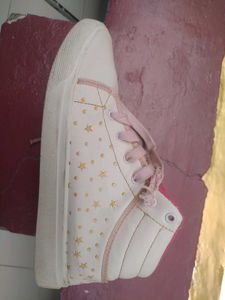 Cute Pink High Top Sneakers