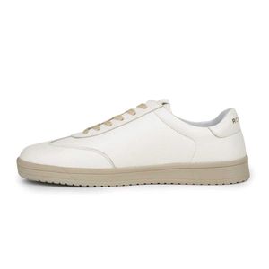 Men's White Leather Sneakers
