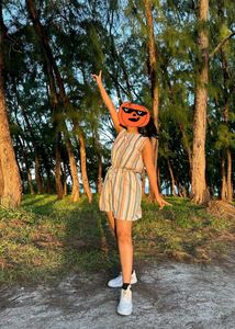 Striped Jumpsuit