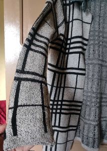sweater With Denim Design