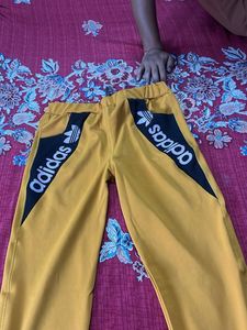Adidas Yellow Track Pants