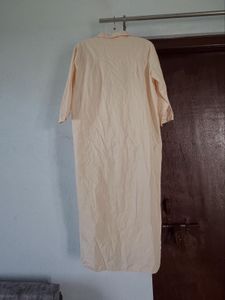 Elegant Beige Shirt Dress