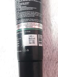 The Man Company Charcoal Tan Removal Face Scrub fo