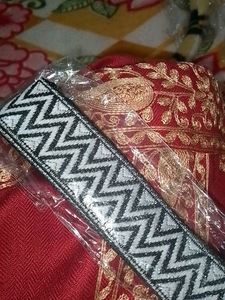 Black And White Unstitched Dress Material