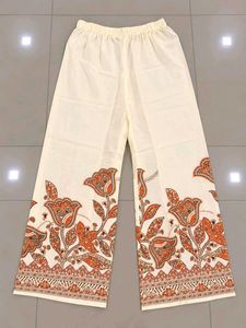 Elegant Cream Floral Print Kurta Set