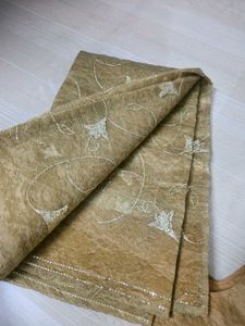 Elegant Embroidered Saree with Blouse