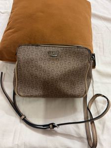 GUESS Crossbody Bag - Brown Monogram