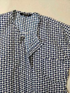 Chic Navy &amp; White Polka Dot Top