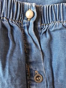 Off Shoulder Denim blouse