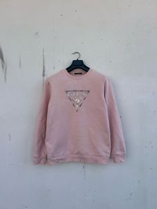 Guess Pink Logo Sweatshirt
