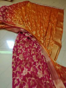 Beautiful Orange &amp; Pink dupatta