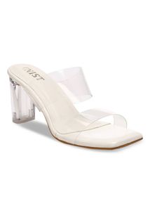 Clear Heel Mules - Stylish &amp; Trendy