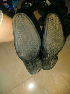 Black Patent Heeled Shoes 11 number