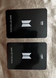 Official BTS Lightstick Photocards - Suga &amp; J-Hope
