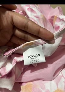 Savana Flowy Floral Print Maxi Dress