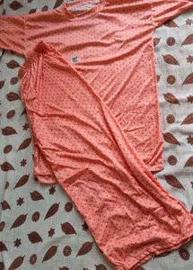 Comfortable Polka Dot Maternity Pyjama Set