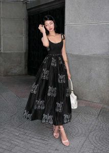 Black Printed Sundress🖤🤍