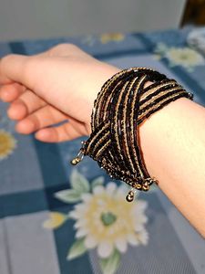 Black And Gold Bracelet