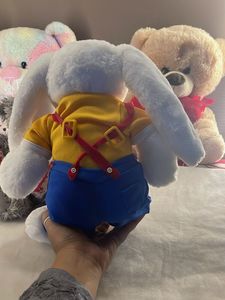 Adorable White Bunny Plush