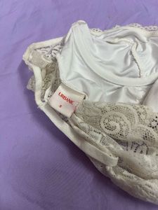 White Lace Corset Top